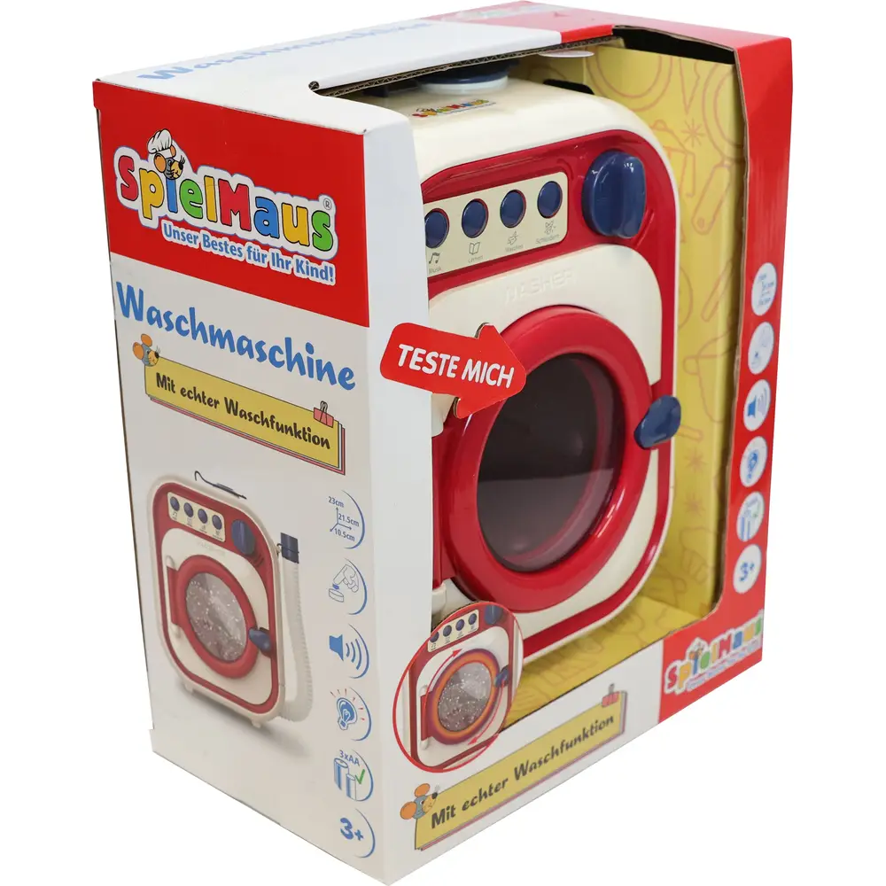 Vedes toy washing machine with light and sound - interactive kitchen