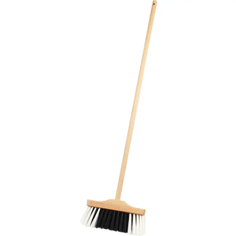 Klein wooden kids broom toy - black white - 60 cm - household set