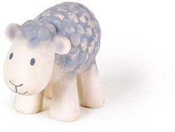 DAM Tikiri: MY FIRST SAFARIDIATE / SHEEP 9cm, in natural rubber, with bell, with hanging card, 0+