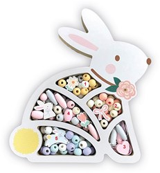 Sycomore beads toy wooden bead set bunny 4 years+