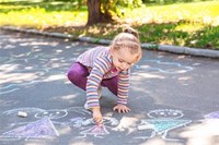 Pustefix sidewalk chalk set - 6 colorful outdoor chalk sticks-3