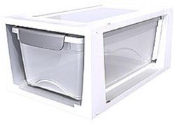 Sunware Omega drawer system white 6 litre stackable storage box