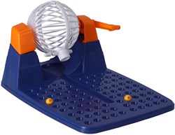 KiddyGo bingo cage plastic - bingo game with cards and chips