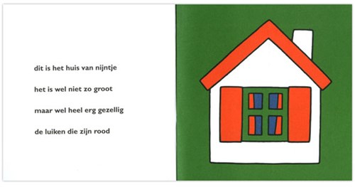 Mercis Miffy picture book The House of Miffy for toddlers 2+-3