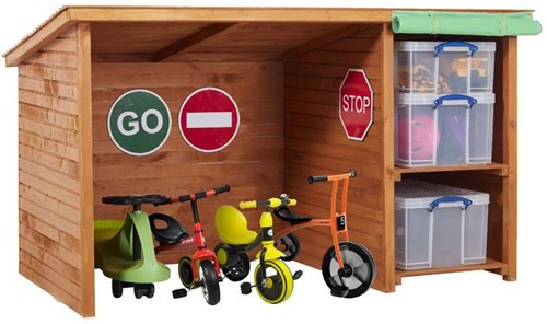 Cosy Bike Shed With Storage - 48636