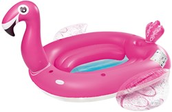 Alert inflatable flamingo island pool 310x270x175 cm XXL