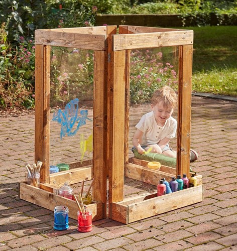 Cosy Four Panel Art Easel - 48680