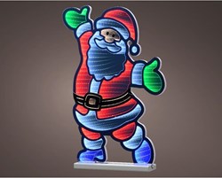 Lumineo Christmas lighting Infinity lights Santa LED multicolour 60cm