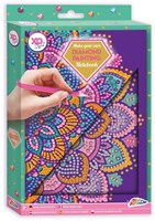 Grafix diamond painting craft kit notebook purple for kids