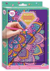 Grafix diamond painting craft kit notebook purple for kids