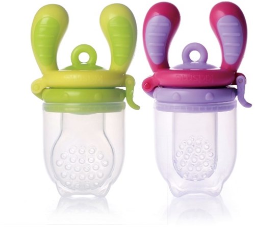 KidsMe Food Feeder fruit teat & sucking bag for baby Double Pack