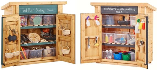 Cosy Toddler Maths & Mark Making Sheds ( 2pk ) - 48993
