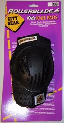 HOT Sports + Toys knee pads - Rollerblade protection XS black kids