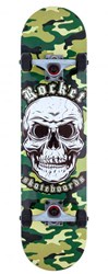 HOT Sports + Toys skateboard Combat Skull 7.75 inch Rocket green