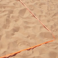Schildkröt speed badminton set court lines red 5.5m outdoor-3