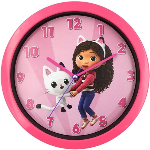 Accutime wall clock Gabby's Dollhouse - kids room decoration multicolor