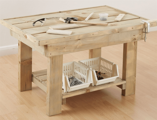 Cosy Toddler Chunky Monkey Woodwork Bench - 49692