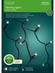 Lumineo Christmas lights LED Durawise basic lights 368 bulbs warm white outdoor