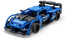 Cada building set race car pull-back 1:18 blue 380 pieces toy