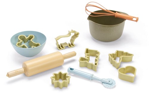 Dantoy bio baking toy set - sustainable kitchen set gift box