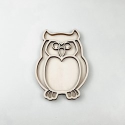 FiQ houten vulvorm Uil - 11,5×8,5 cm