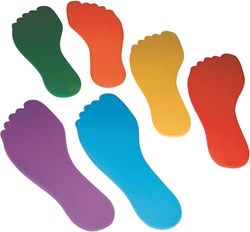 Spordas floor marker feet set of 6 - non-slip PVC toy
