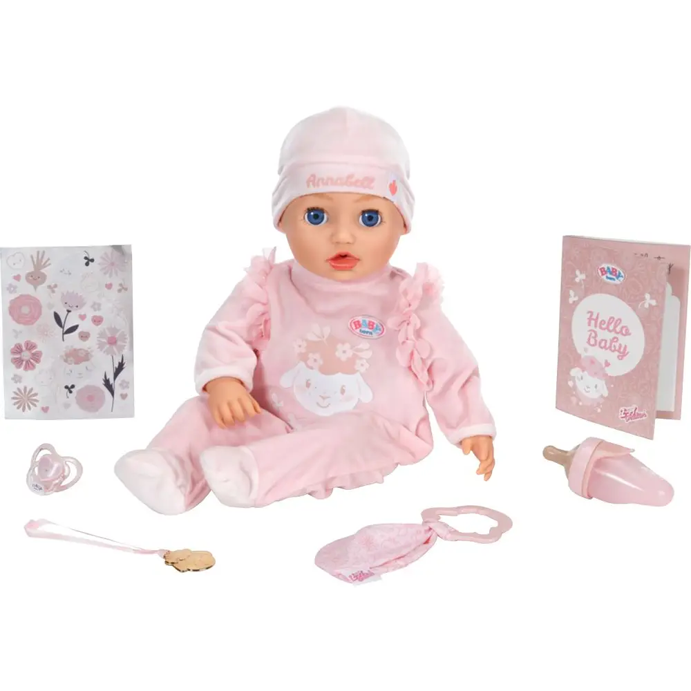 BABY born baby doll Annabell 43cm with accessories and sound