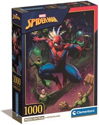 Clementoni puzzle 1000 pieces Spiderman compact - jigsaw puzzle
