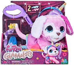 Hasbro FurReal Glamalots - Interactive plush dog with accessories