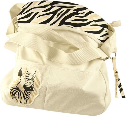 Nici shoulder bag zebra white large kids bag multicolor adjustable-2