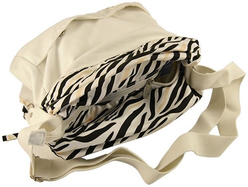 Nici shoulder bag zebra white large kids bag multicolor adjustable-3