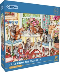 Gibsons jigsaw puzzle Tails from the Tea Party 500 pieces puzzle game
