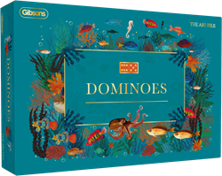 Gibsons domino game - The Art File - sustainable cardboard kids game
