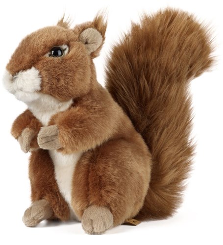 Living Nature plush squirrel large 20 cm cuddly toy animal