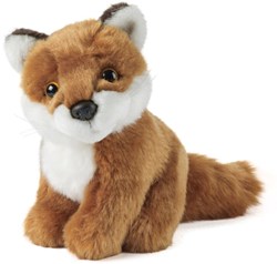 Living Nature plush fox sitting 15 cm cuddly toy animal