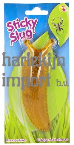 Sticky Slak zwart en oranje. 19 cm.-2