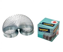 Keycraft Large metal spring toy 6 cm - flexible retro accessory