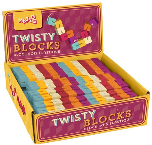 Keycraft construction toy Twister blocks 15 cm FSC 3+ 36 pieces-2