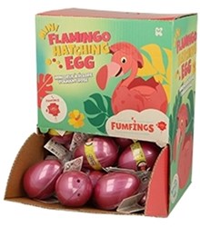 Keycraft mini flamingo growth eggs toy 6cm surprise egg