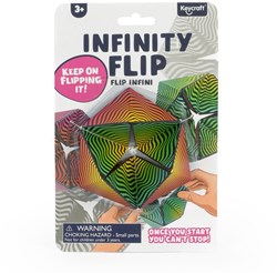 Keycraft fidget toy Infinity Flip cube multicolor