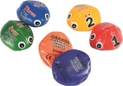 Spordas educational beanbags set - colorful play bags for kids