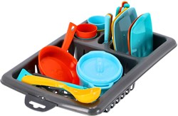 My First dish rack toy with tableware - colorful kids playset
