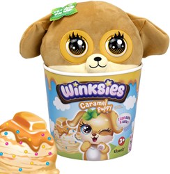 Caramel Puppy cuddly dog interactive plush brown with sound