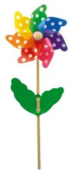 GIOBAS Rainbow Windmill White Dot 58cm