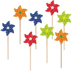 GIOBAS Windmill Mini White Dots 30cm
