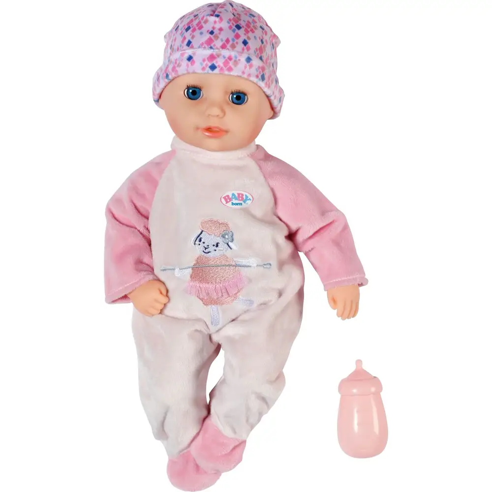 BABY born baby doll Anna Rosé 36cm soft body pink bottle toy
