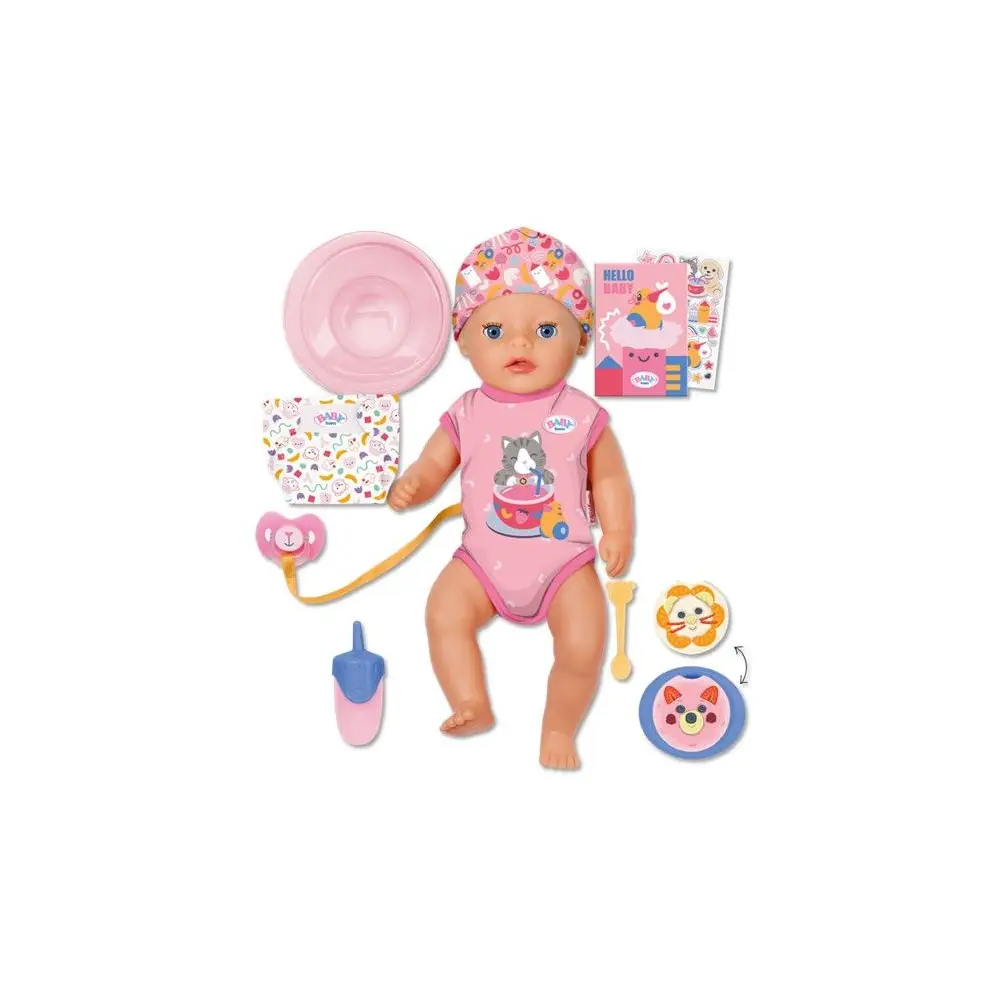 BABY born baby doll Lena 36cm with soft body and realistic play functions