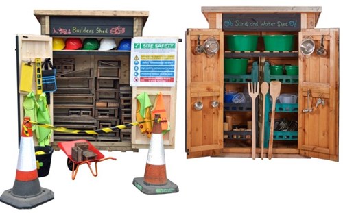 Cosy Sand & Water & Builders Shed Combo - 50553