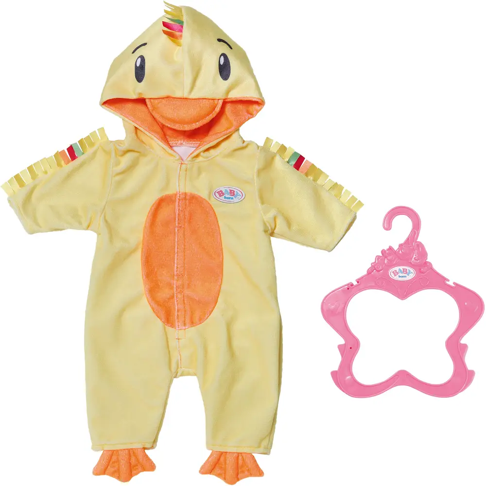 BABY born doll clothing night onesie 43 cm - cozy baby doll outfit