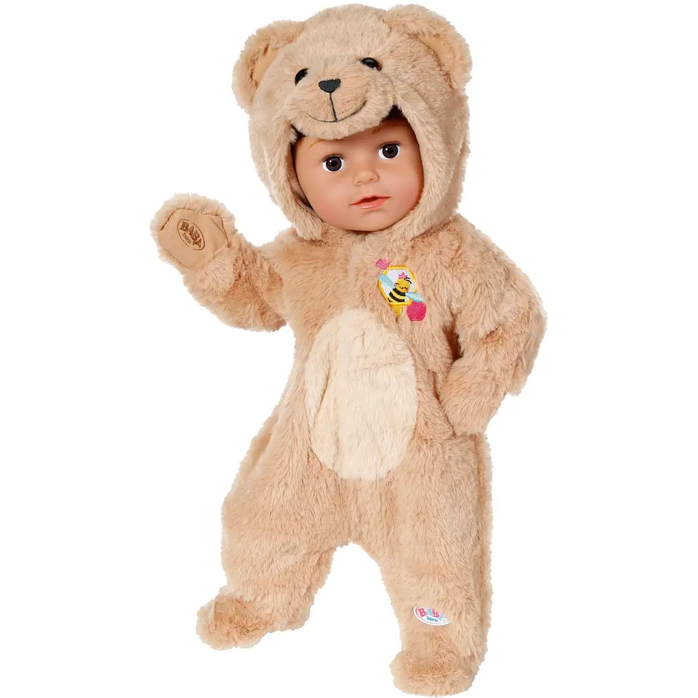 BABY born bear suit doll outfit 43cm - cuddly dress-up set